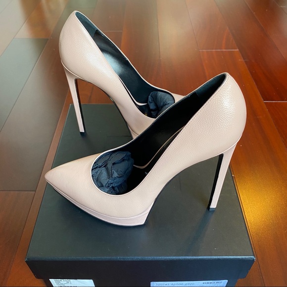 NWT Saint Laurent Patent Leather Pumps Heels 5" - Picture 3 of 8